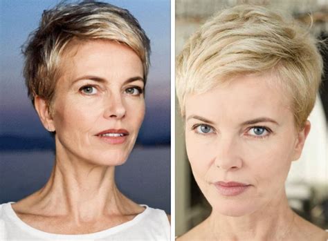 pixie cut lang für ältere frauen